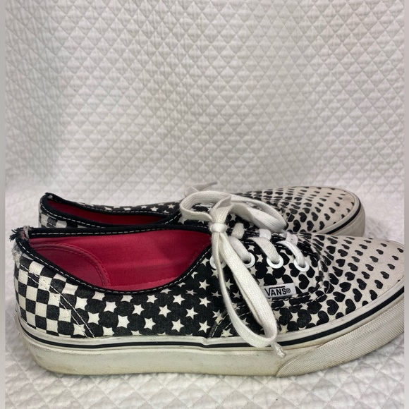 Vans Heart Fade to Checkered Black White - Picture 2 of 9